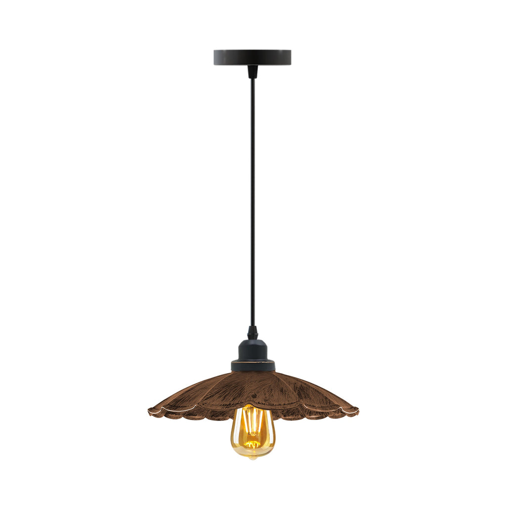 Industrial Style Metal Pendant Light Fixture for Kitchen Island Dining Room