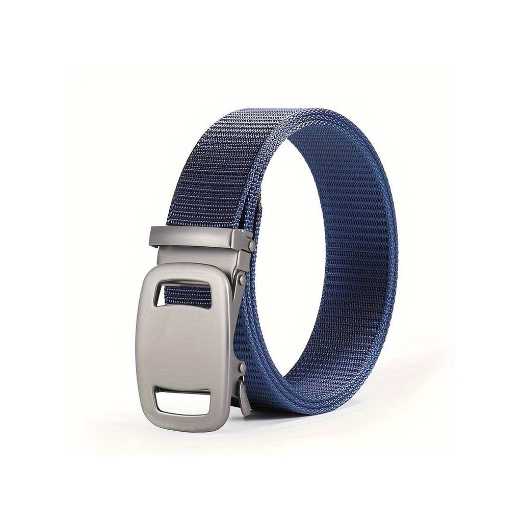 Unisex Automatic Lock Buckle Military Nylon Canvas Tactical Belt