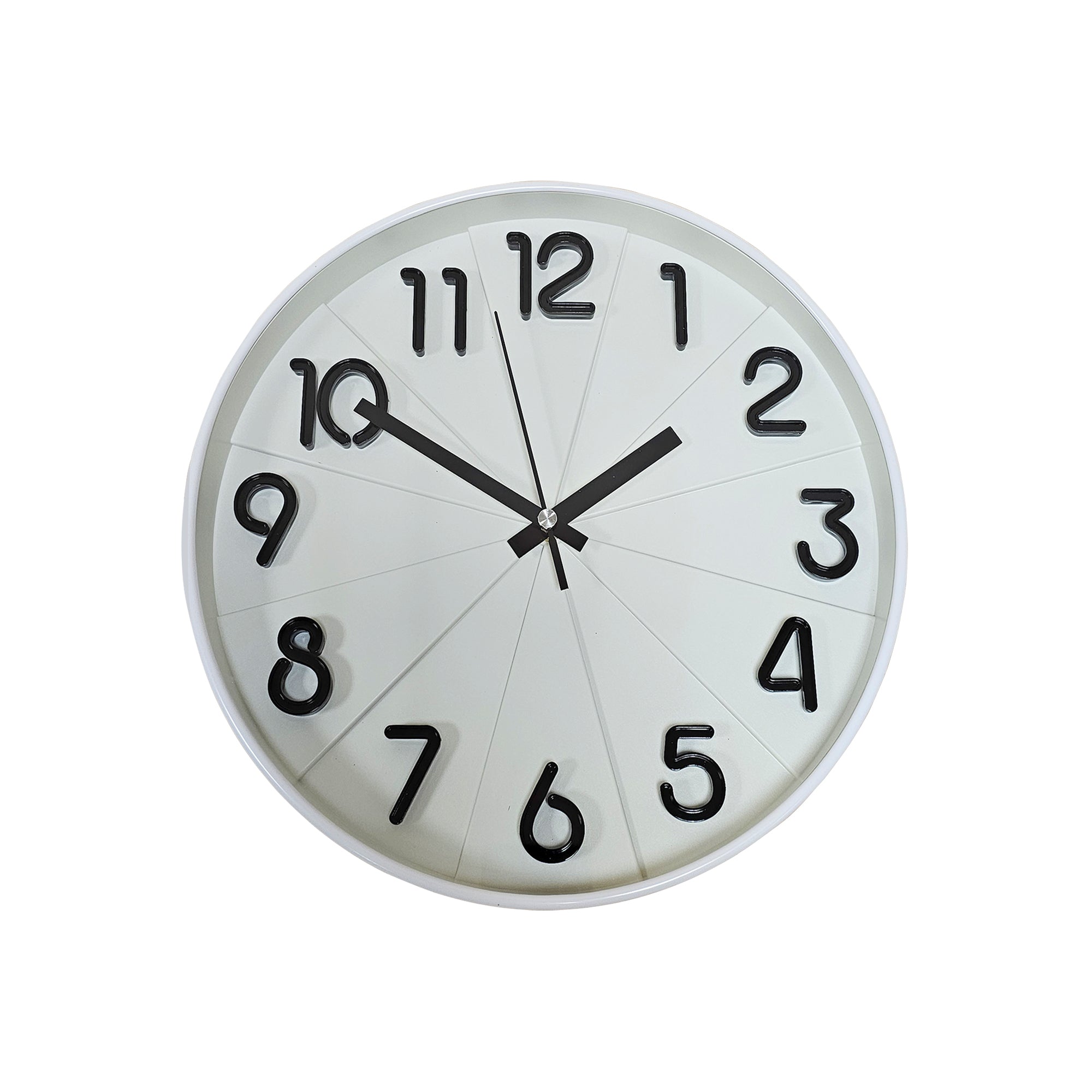 Modern Round Silent Wall Clock - Non-Ticking Decorative Home Office Timepiece