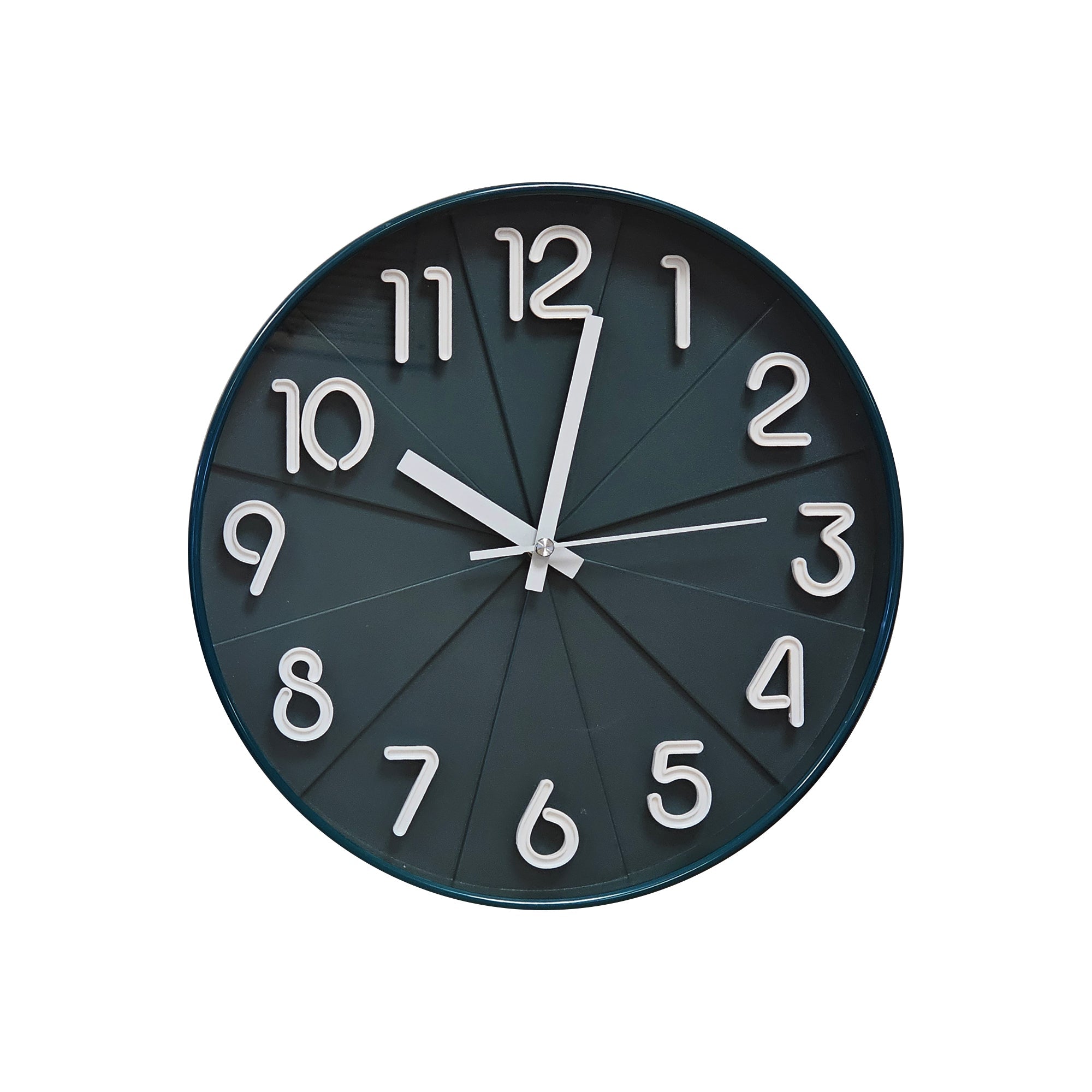 Stylish Silent Round Wall Clock for Home Decor, Non-Ticking, Easy Read