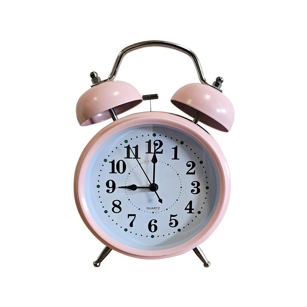 Classic Retro Twin Bell Loud Alarm Clock for Heavy Sleepers Bedside