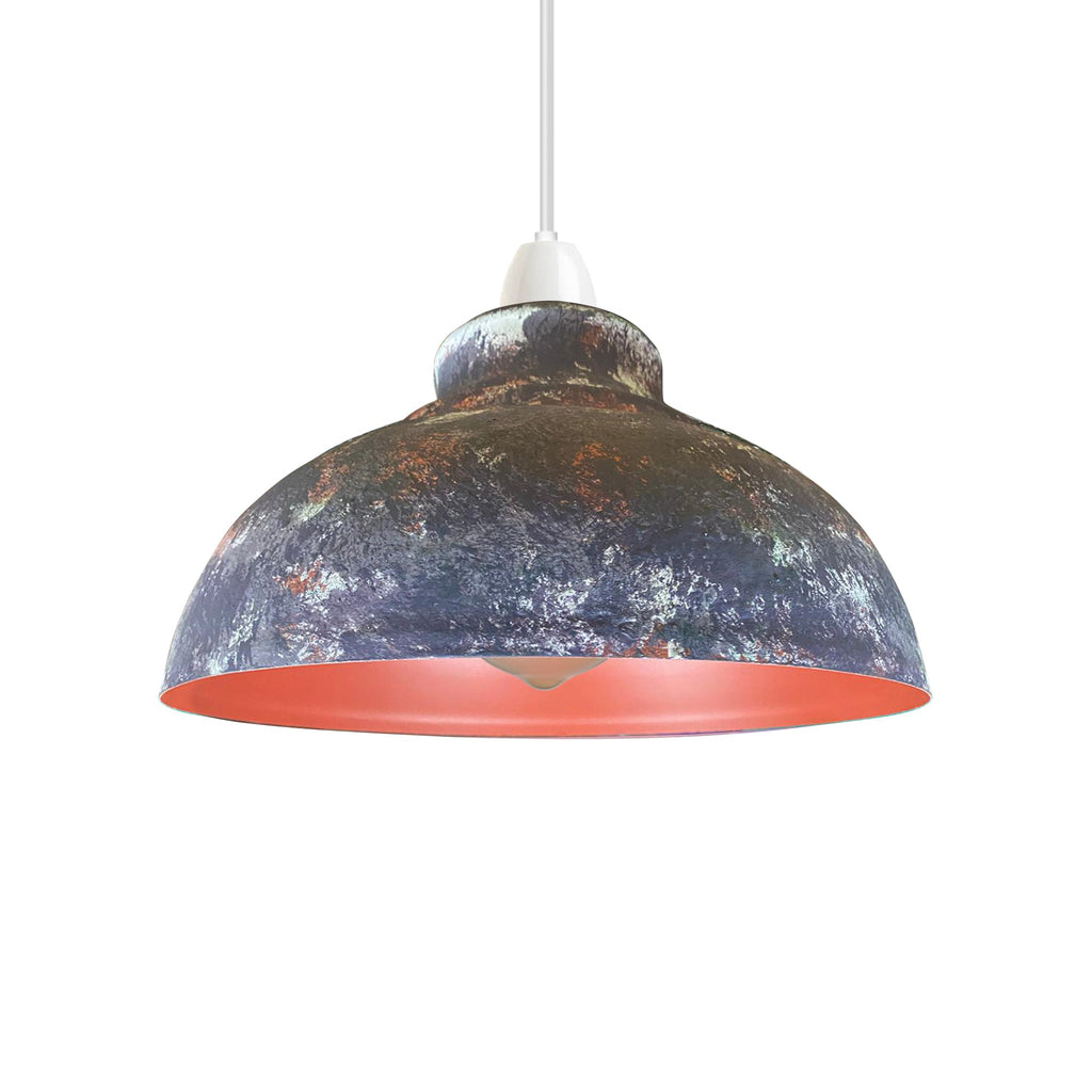 Elegant Retro Curvy Metal Ceiling Light Shade for Living Dining Room