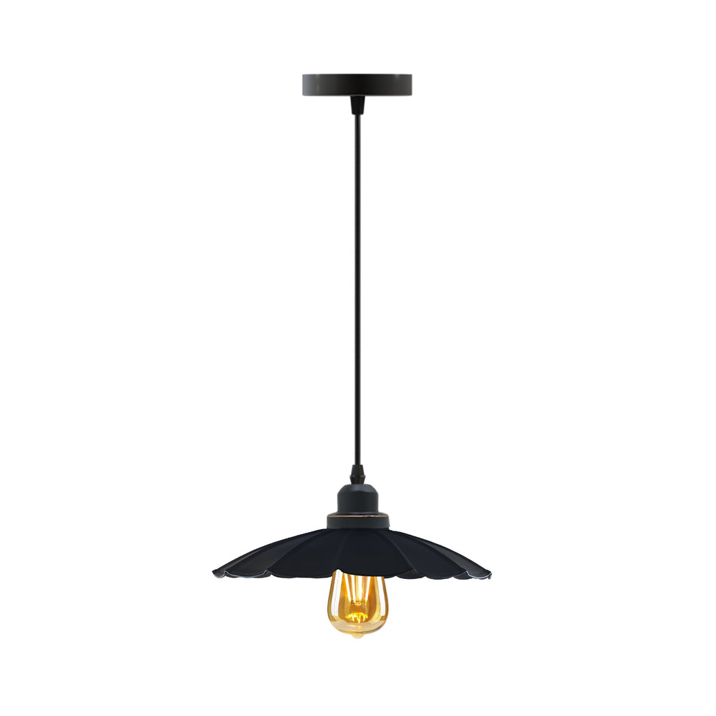 Industrial Style Metal Pendant Light Fixture for Kitchen Island Dining Room