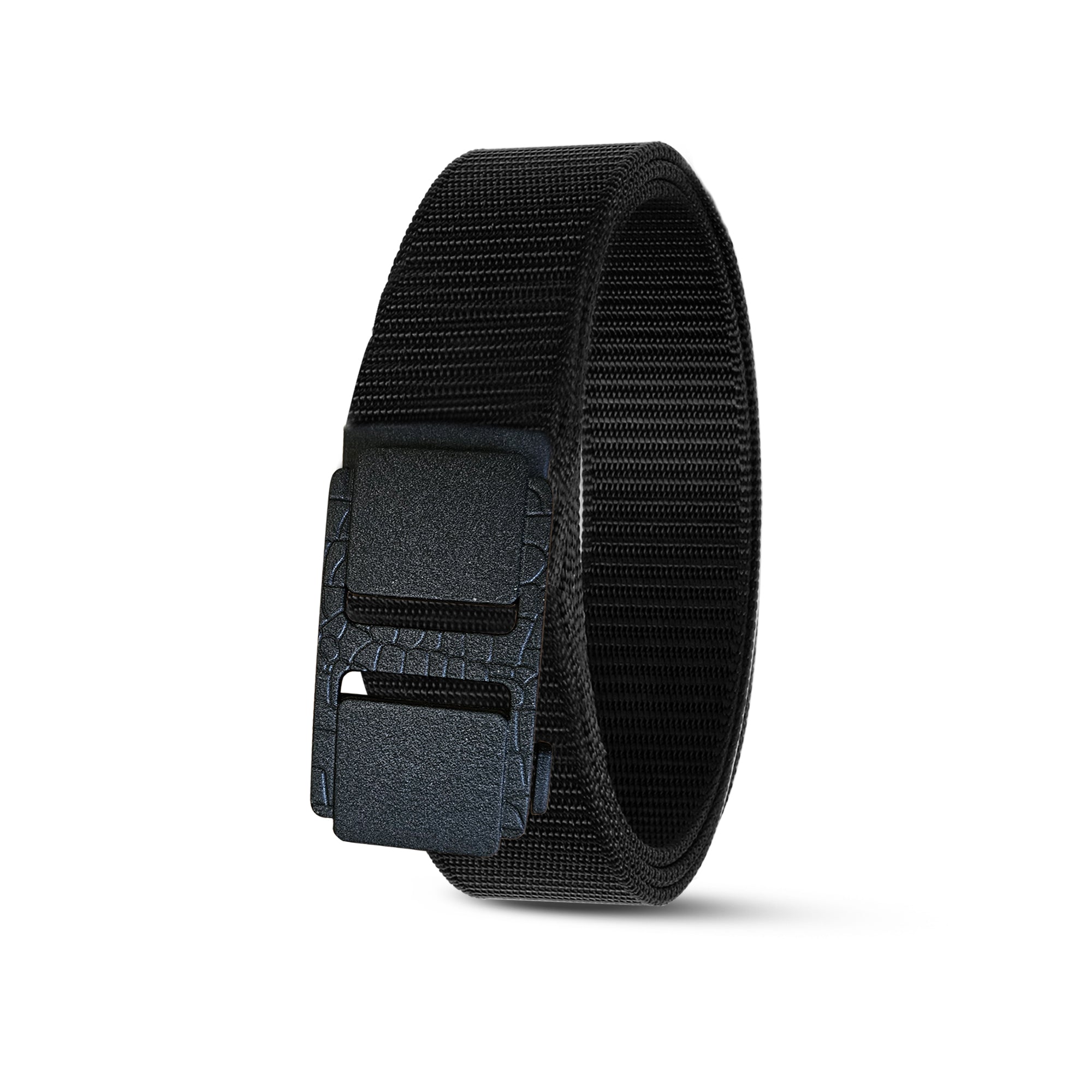 Adjustable Men's Tactical Nylon Webbing Belt with Quick Release Buckle