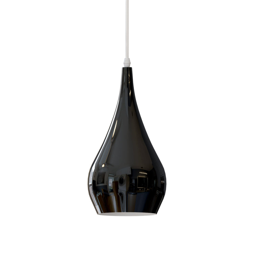 Stylish Tear Drop Metal Ceiling Light Shade, Easy Fit, Vibrant Colors