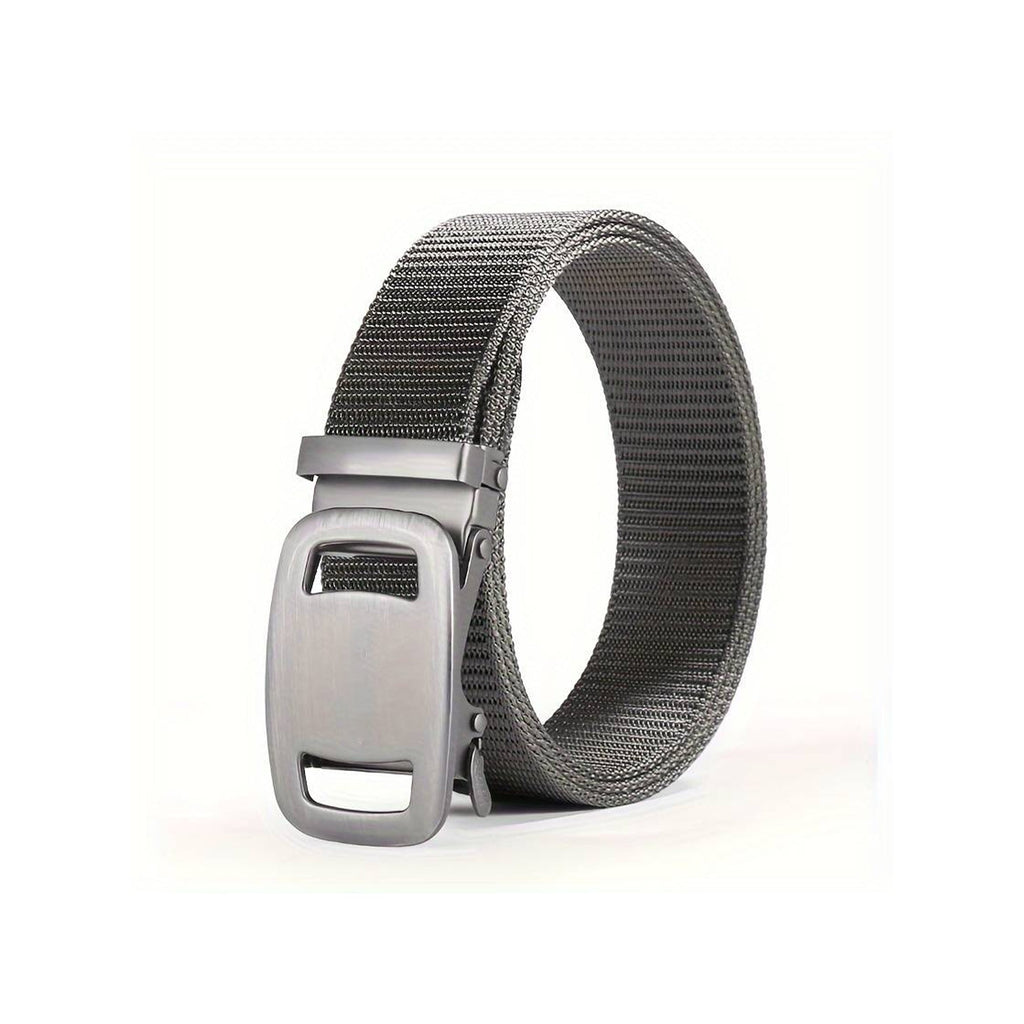 Unisex Automatic Lock Buckle Military Nylon Canvas Tactical Belt