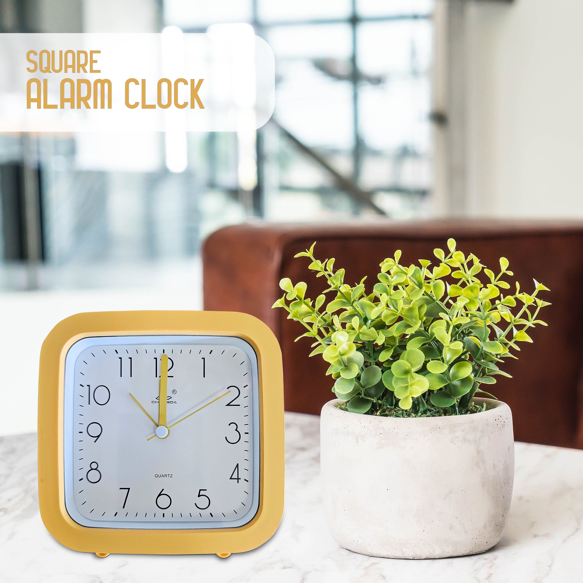 Classic Round Analog Alarm Clock for Students, Children's Bedside Decor