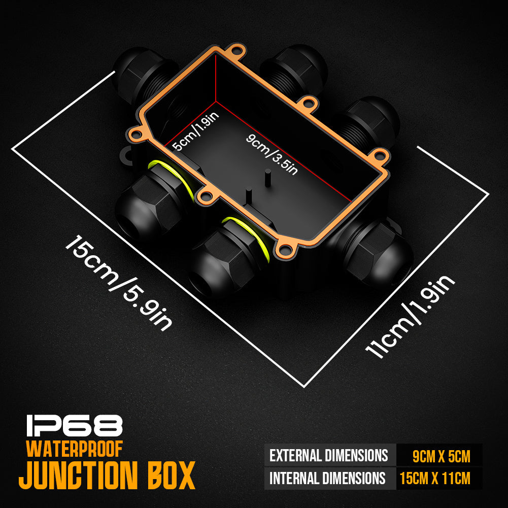 IP68 Underground Waterproof Electrical Junction Box Cable Protection Connectors