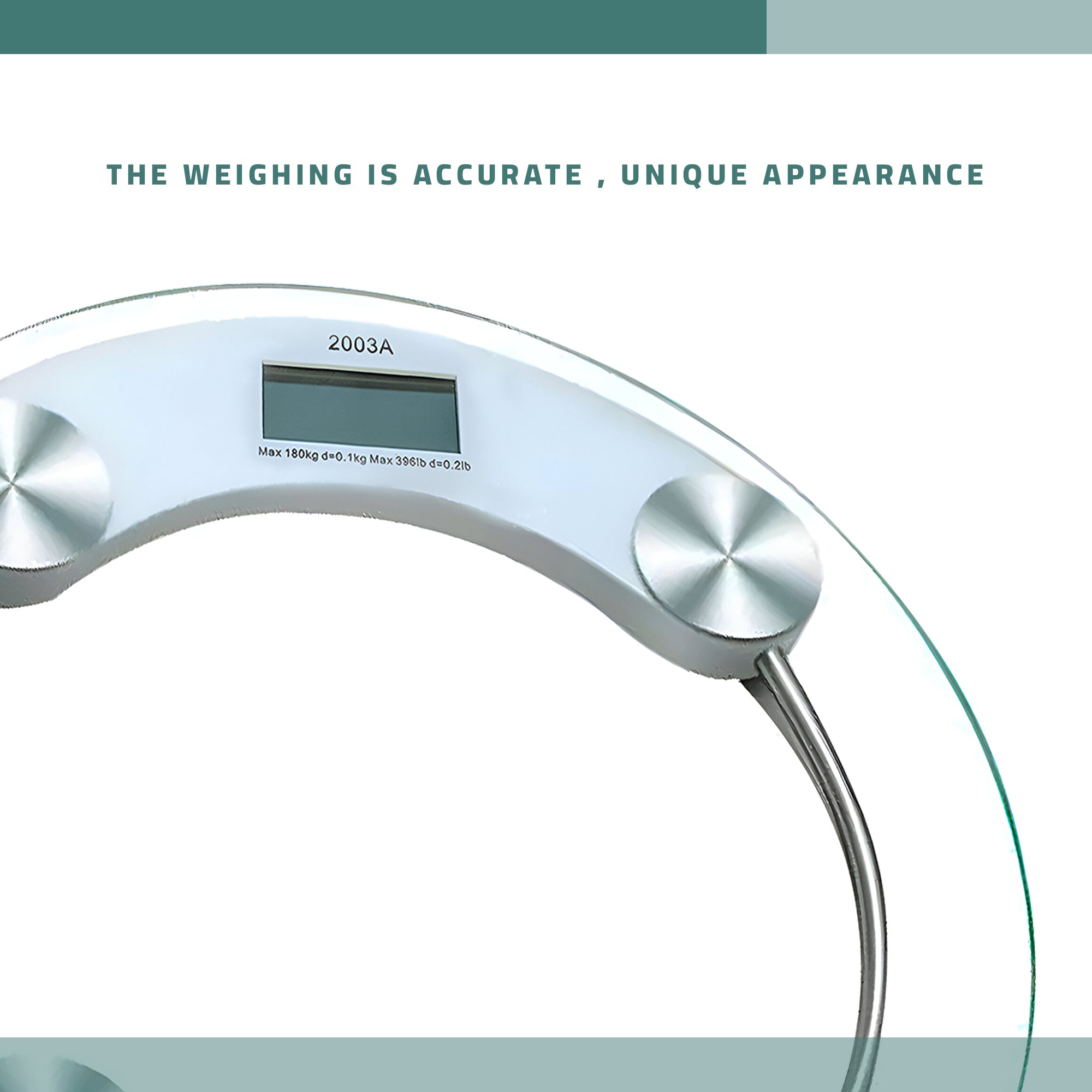 Accurate Digital Body Weight Scale for Home Fitness Tempered Glass Design