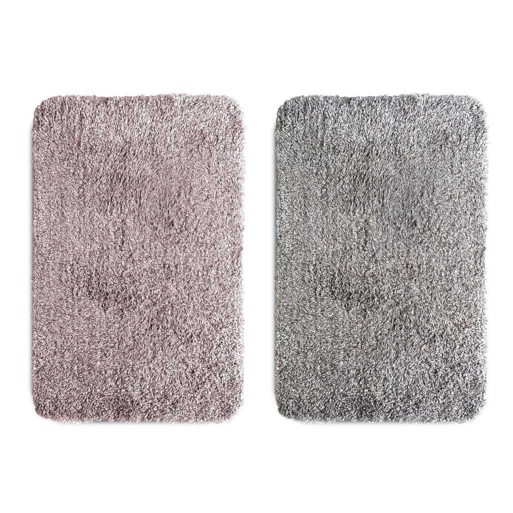Soft Fluffy Microfiber Non-Slip Doormat: Absorbent Washable Indoor Outdoor Mat