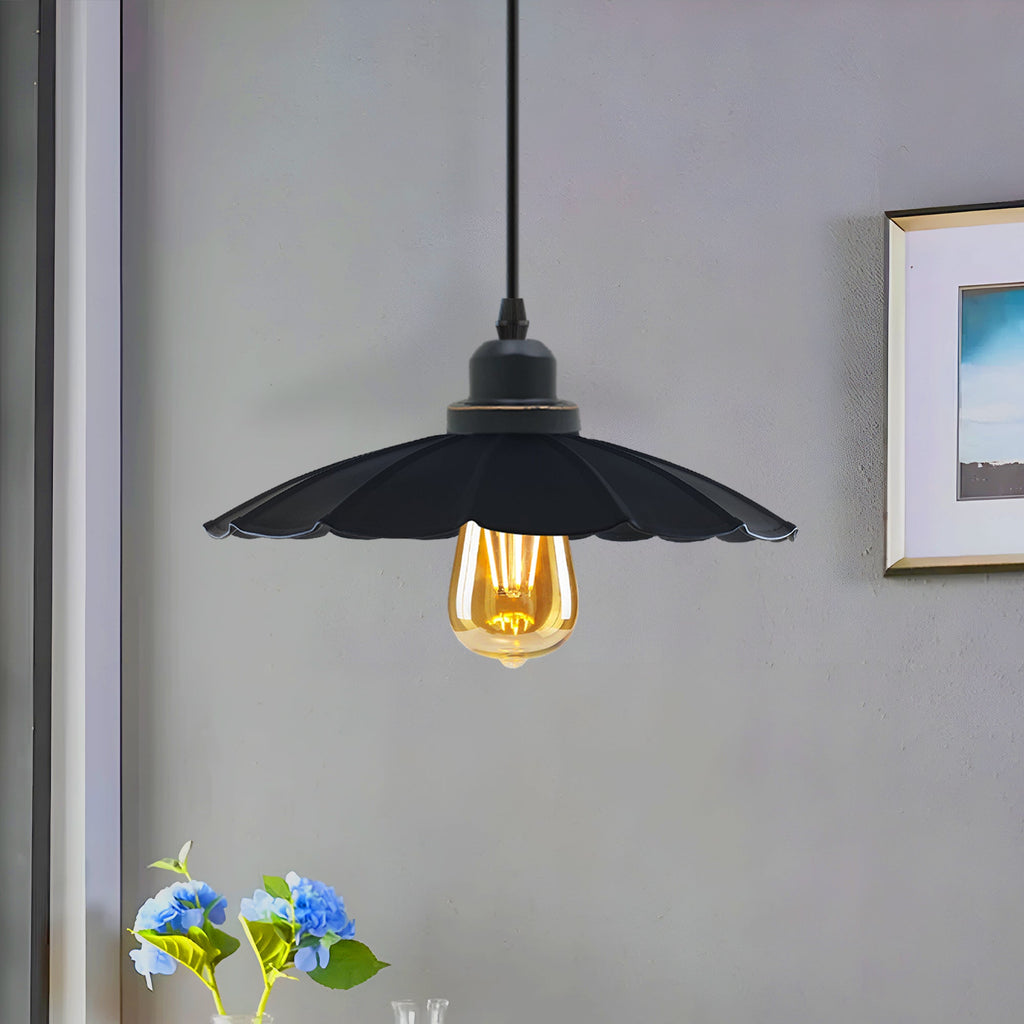 Industrial Style Metal Pendant Light Fixture for Kitchen Island Dining Room