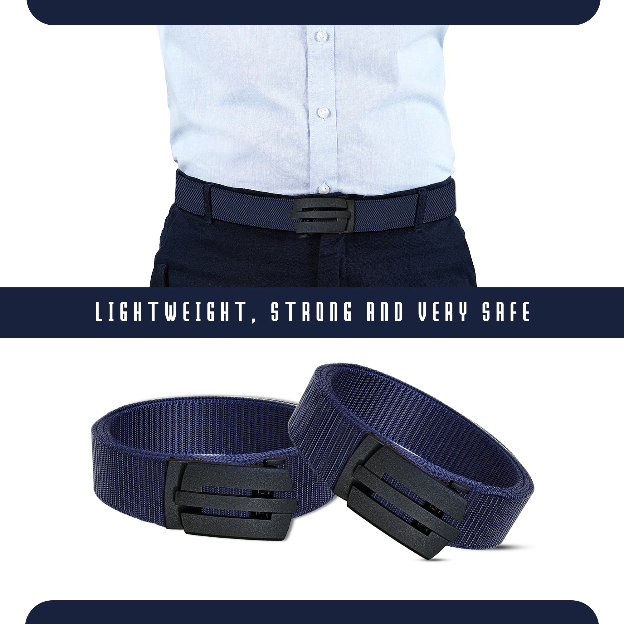 Comfortable Durable Tactical Military Webbing Nylon Quick Release Belt for Men