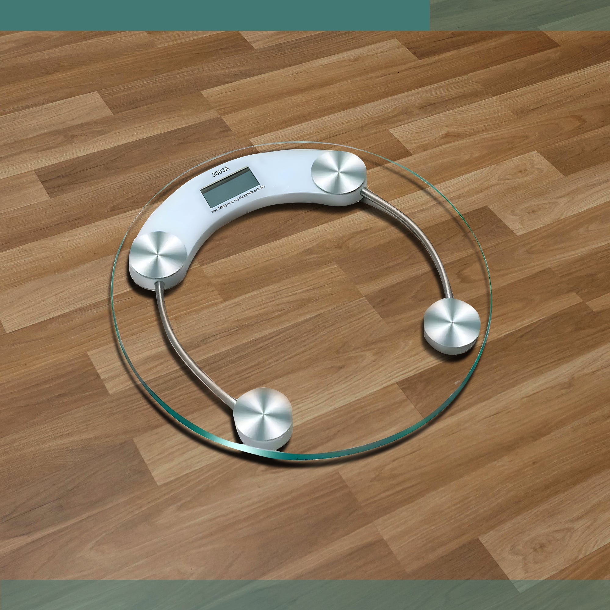 Accurate Digital Body Weight Scale for Home Fitness Tempered Glass Design