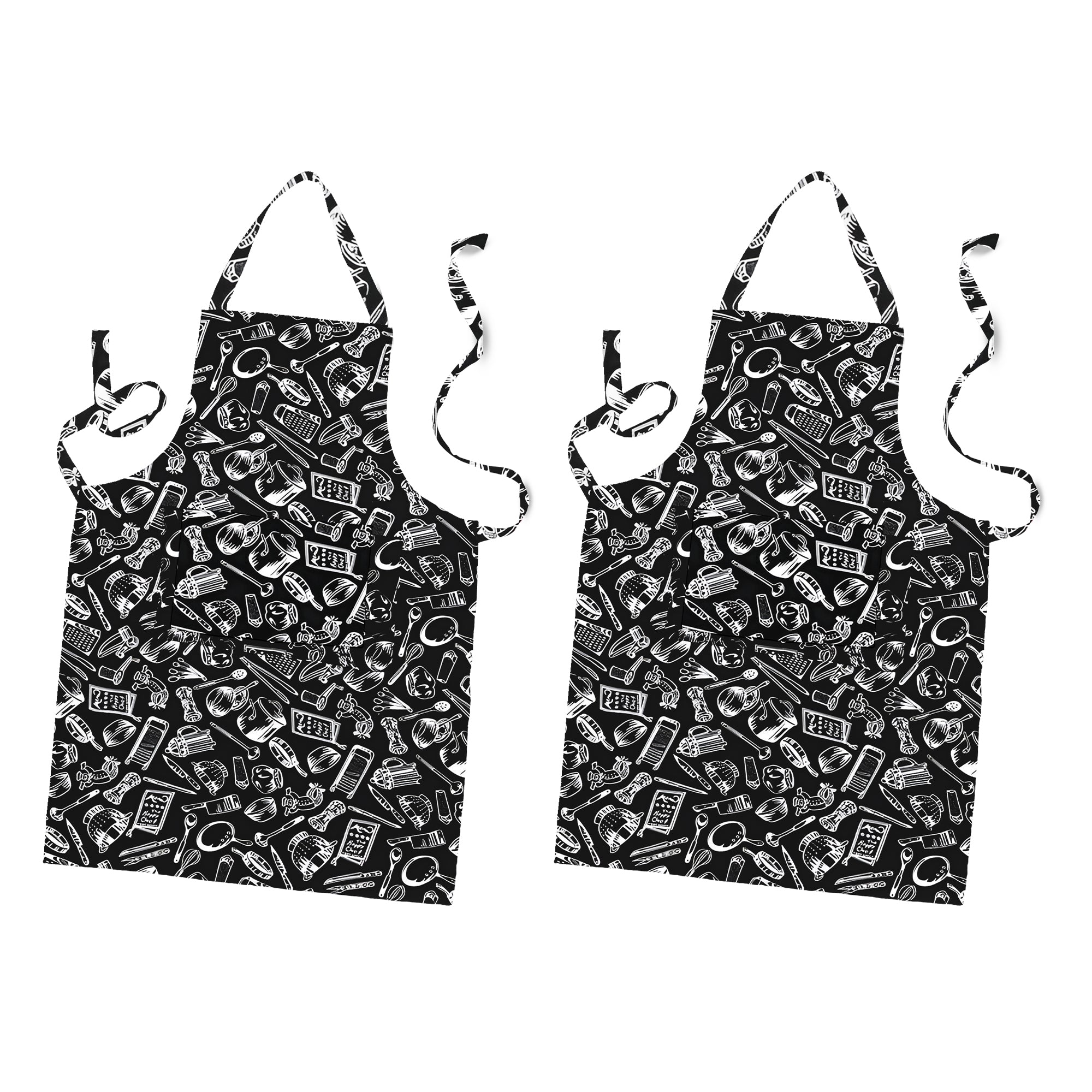 Customizable Bib Apron with Pocket for Cooking, Baking, Grilling, Crafts