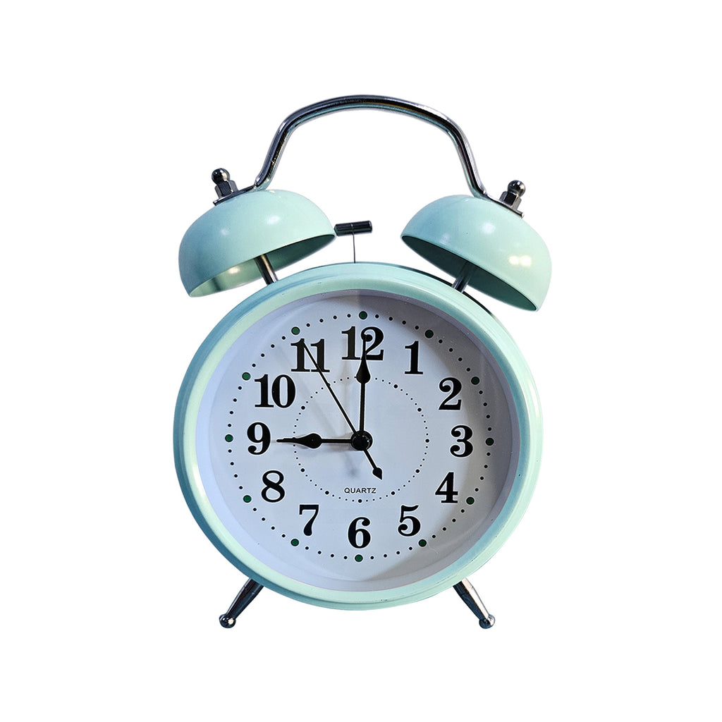 Classic Retro Twin Bell Loud Alarm Clock for Heavy Sleepers Bedside