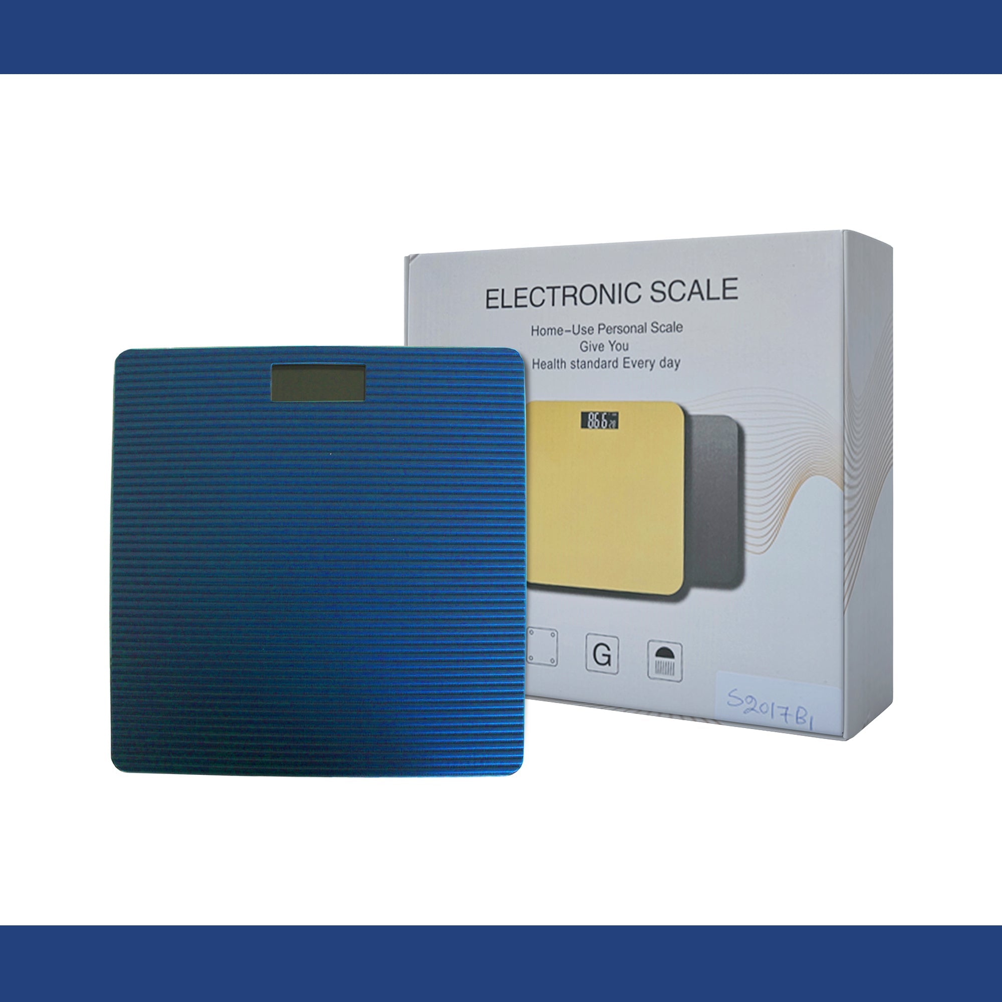 Digital Square Body Weight Scale with LCD Display for Accurate Weight Tracking