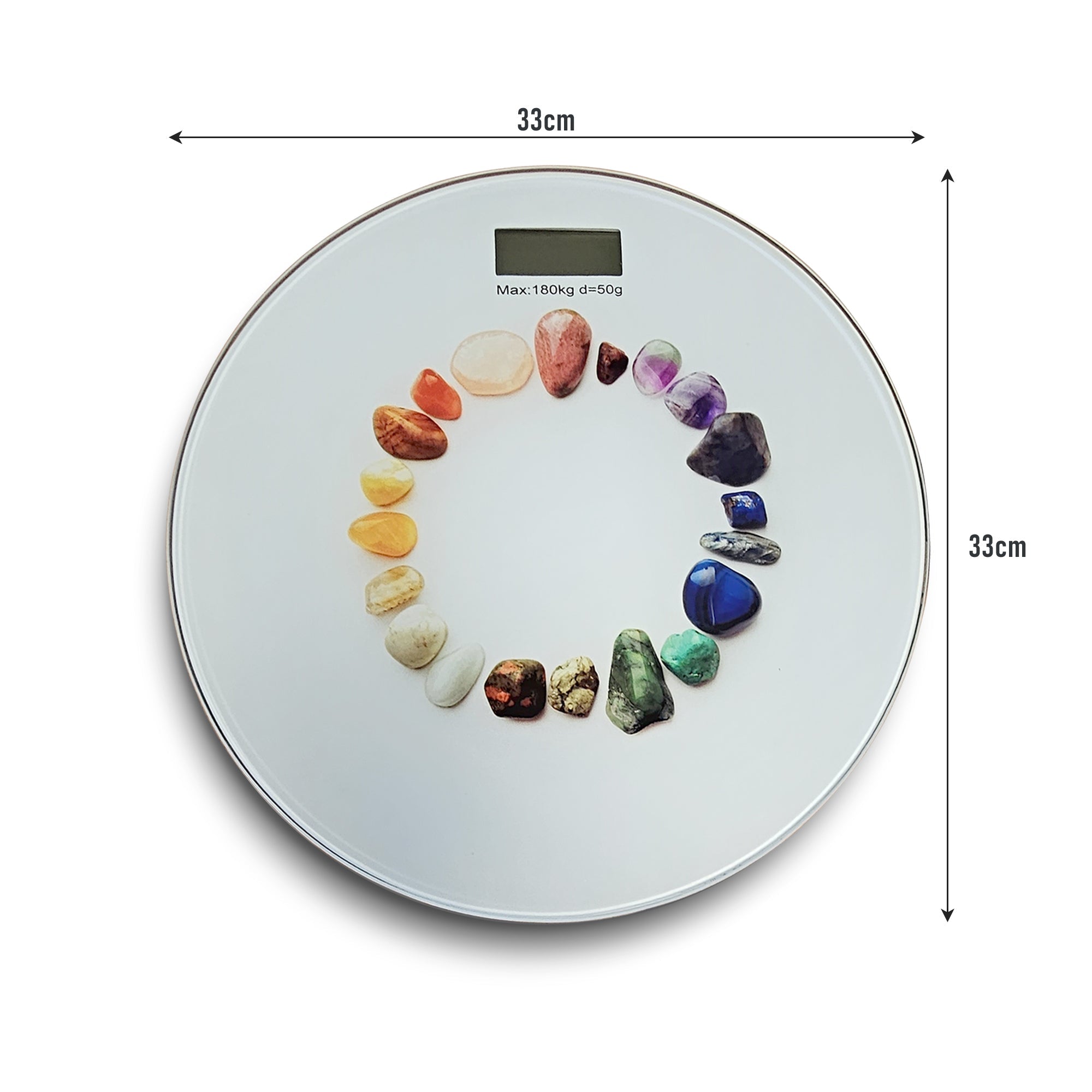 High-Precision Digital Bathroom Scale for Weight Loss, Stylish Design, 180kg Max