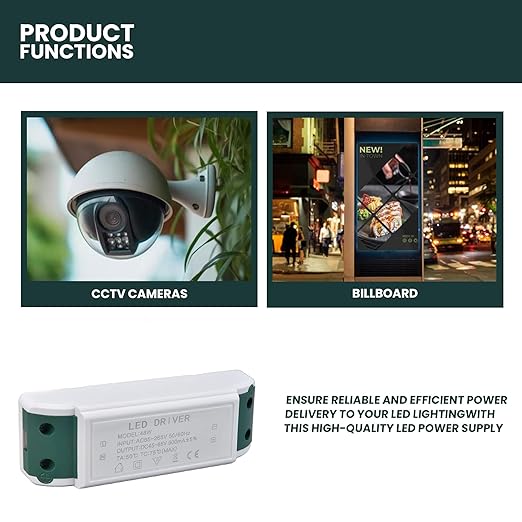 48W Constant Current LED Driver Power Supply AC 85-265V to DC 45-65V