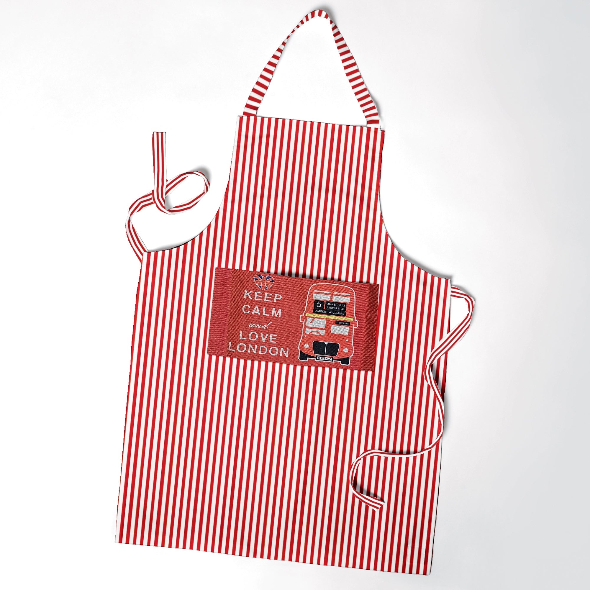 Customizable Bib Apron with Pocket for Cooking, Baking, Grilling, Crafts