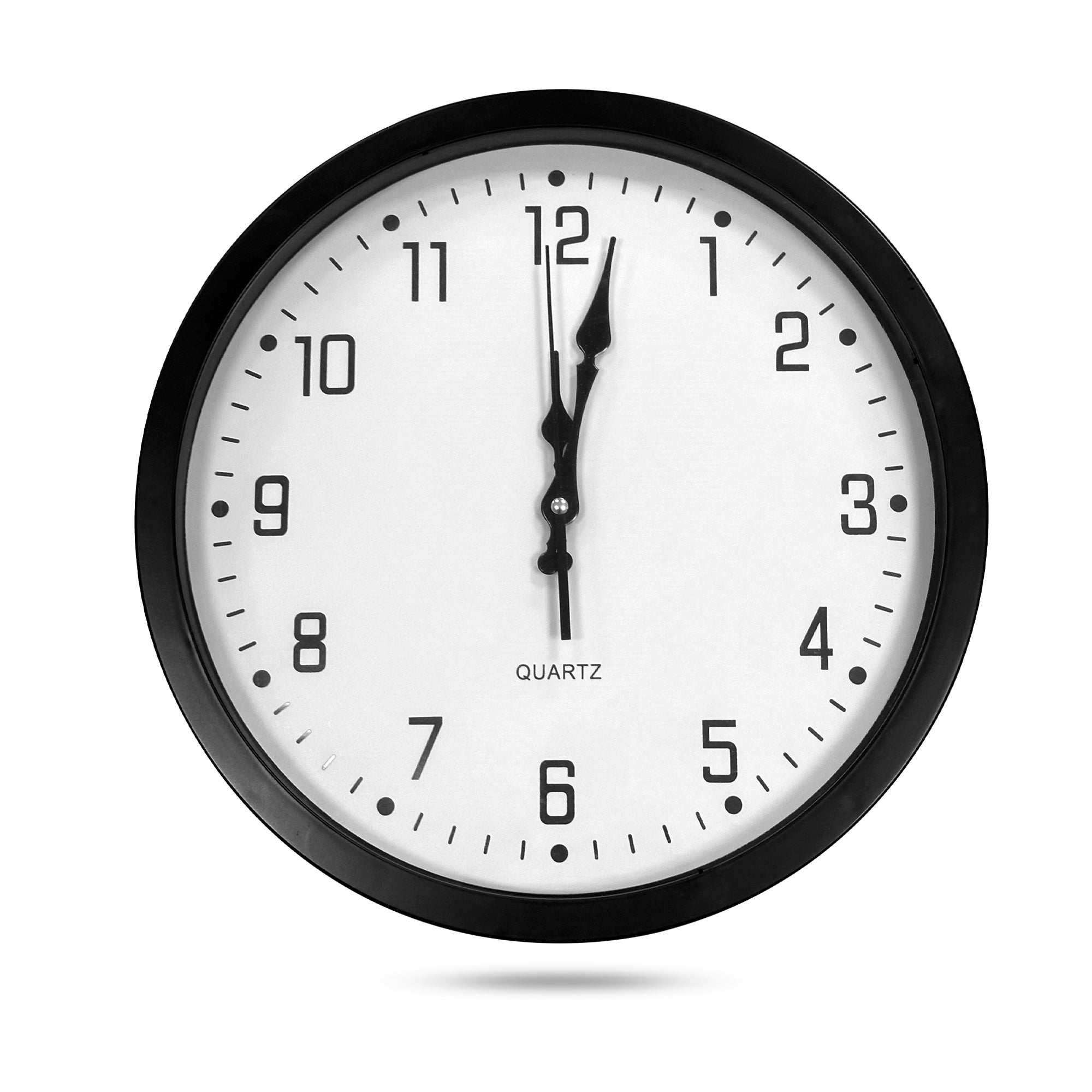 Contemporary Round Silent Analog Wall Clock for Home Kitchen Decor