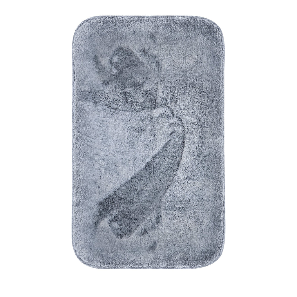 Fluffy Soft Washable Non-Slip Microfiber Doormat for Home Entryway & Bath
