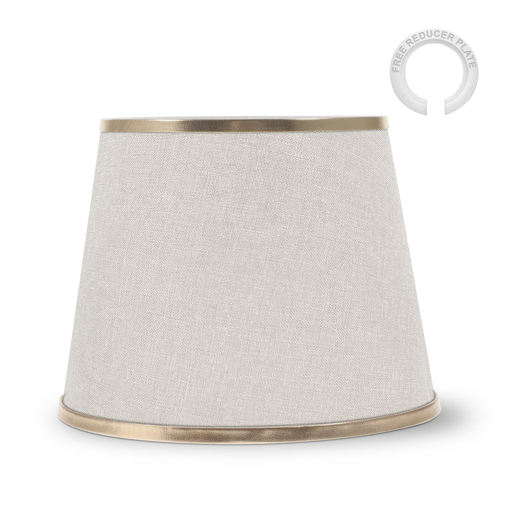 Modern Linen Coolie Ceiling Lampshade for Bedroom & Office - Stylish Lighting