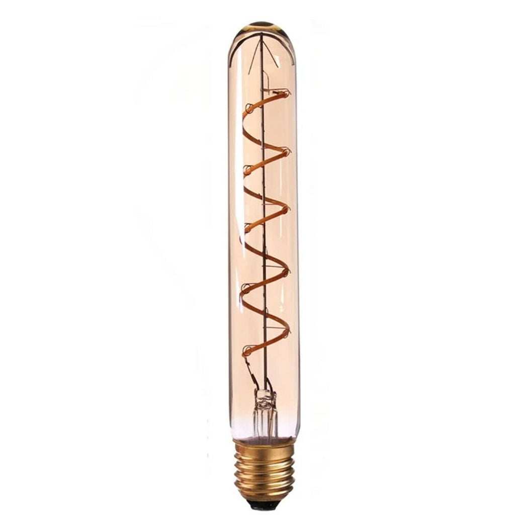3-Pack E27 T185 LED Filament Bulbs, 4W Retro Warm White Decorative Glass