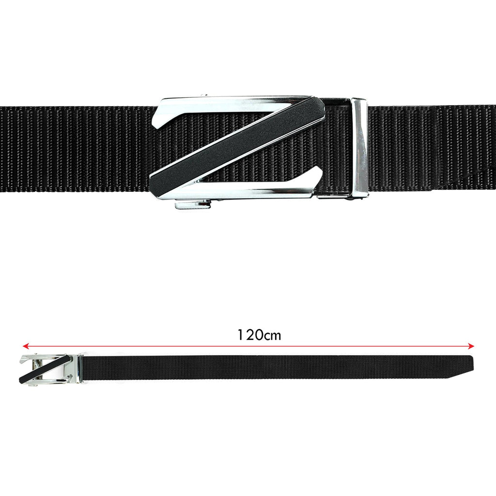 Men's Tactical Nylon Canvas Quick Release Belt with Z-Letter Buckle