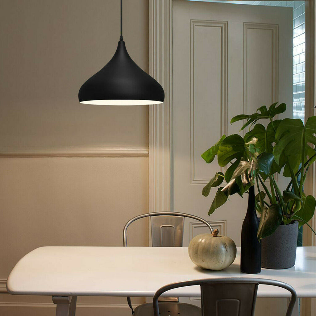 Industrial Dome Metal Ceiling Light Shade, Vintage Retro Pendant Lamp Fixture