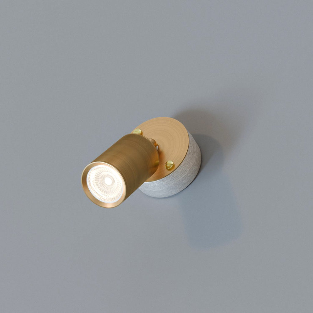 Adjustable Metal GU10 Wall Spotlight for 20mm Conduit System Industrial Lighting