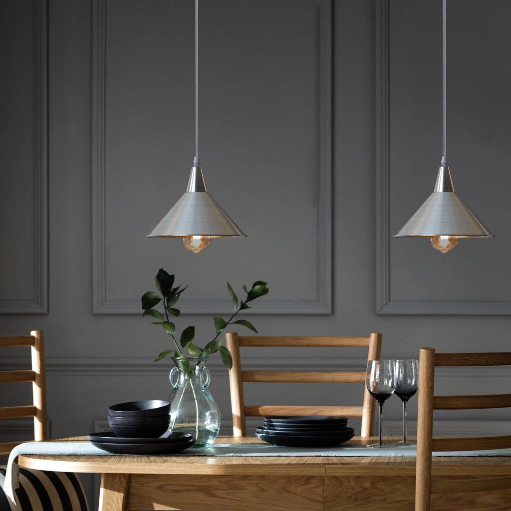 Chrome Metal E27 Adjustable Pendant Light Fixture~6002