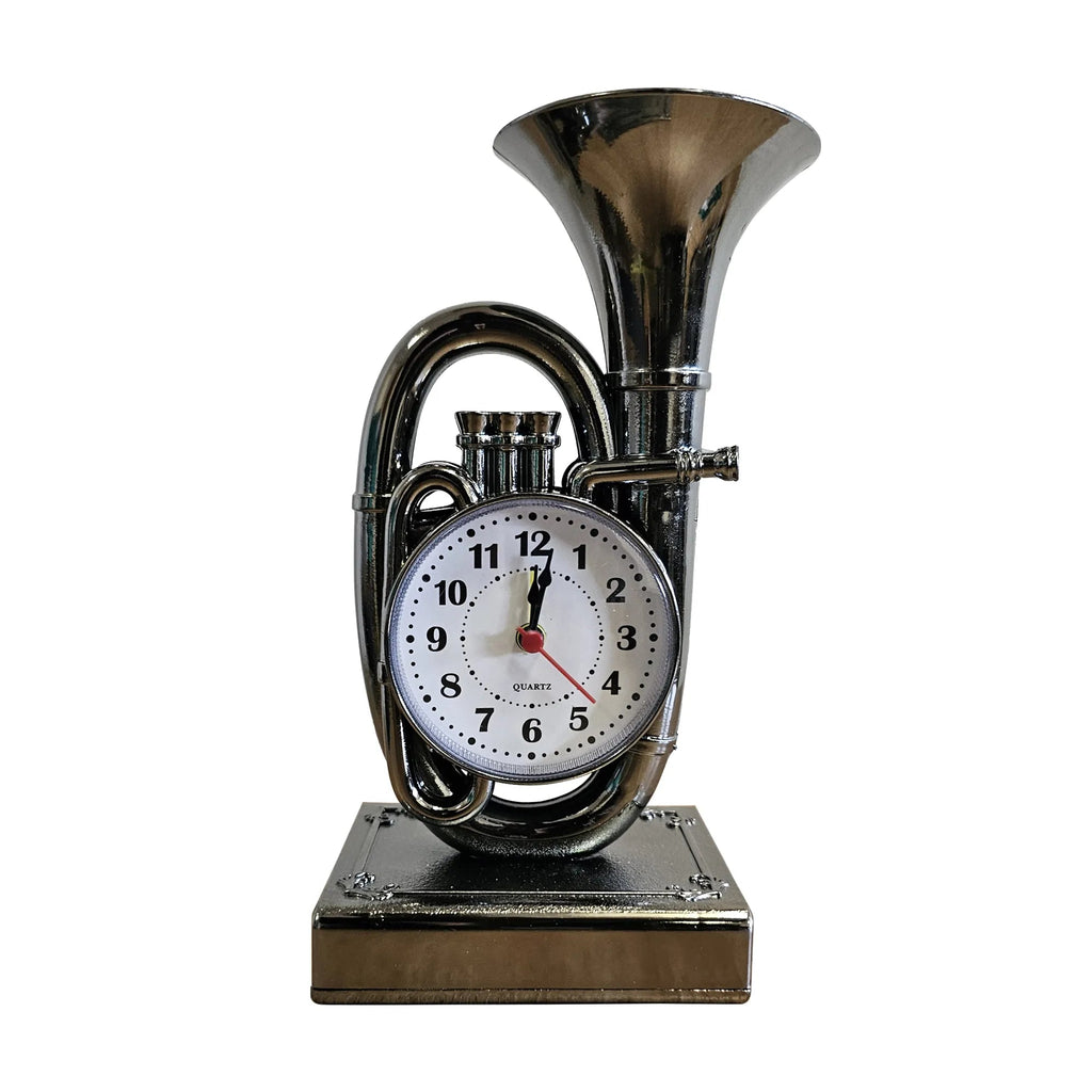 Stylish Trumpet Shape Table Alarm Clock for Bedroom, Home, and Heavy Sleepers