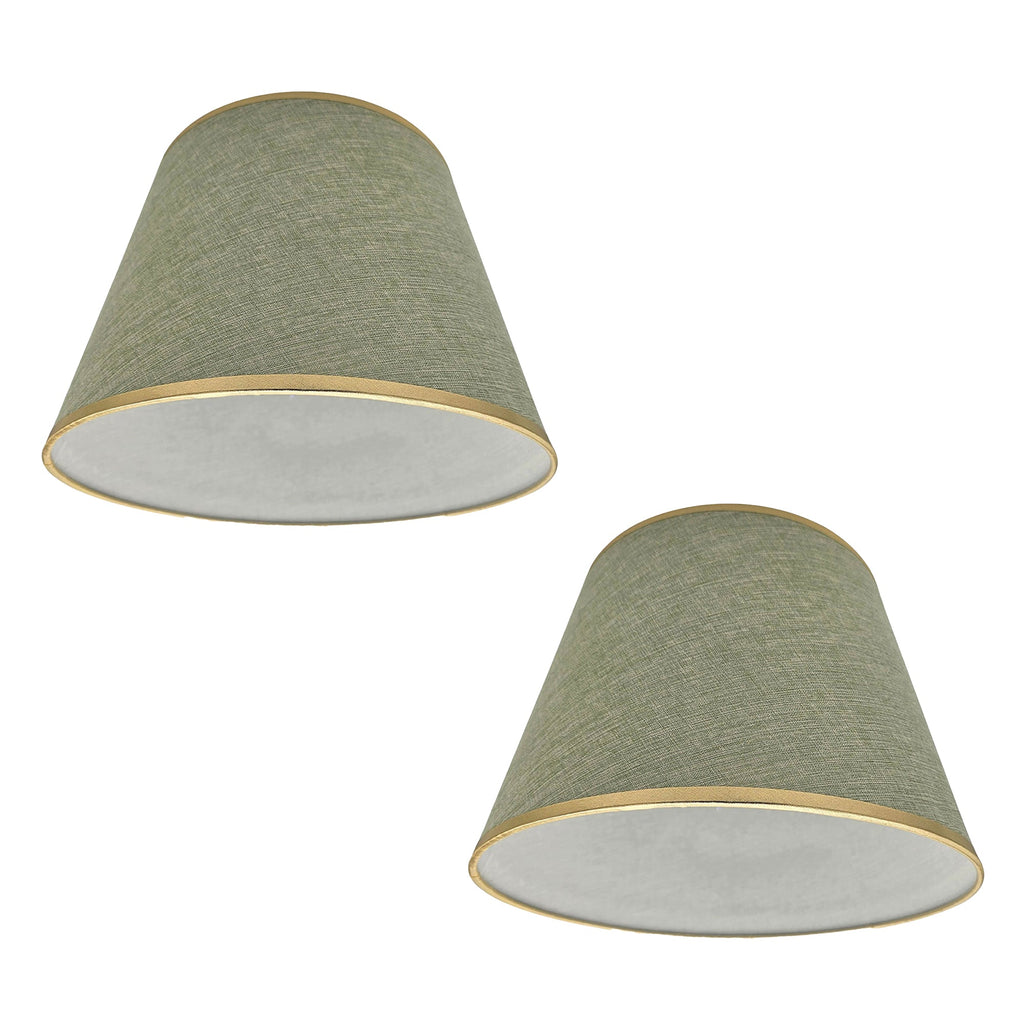 Modern Linen Coolie Ceiling Lampshade for Bedroom & Office - Stylish Lighting