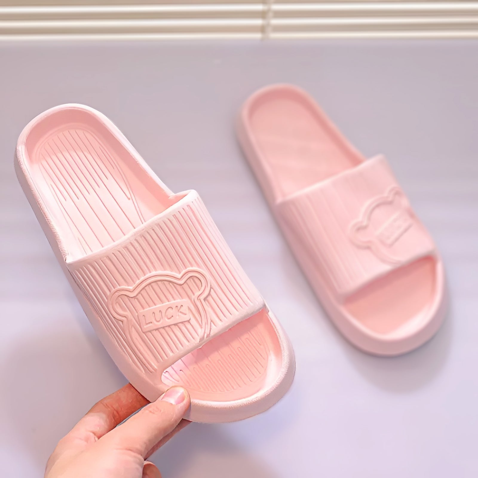 Comfy Non-Slip EVA Shower & Home Sandals for Men and Women, 3-Pack