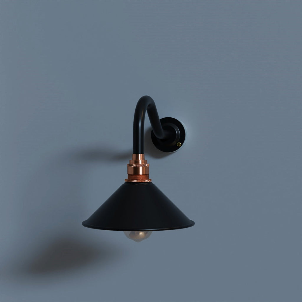 Swan Neck Bend conduit pipe Fitting Metal 20mm Male Thread -5653