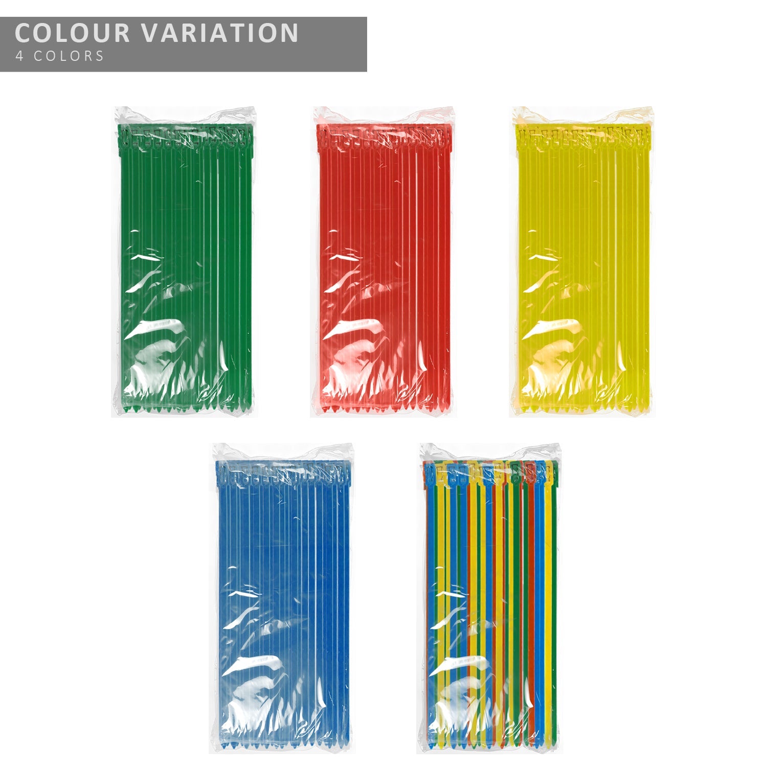 Heavy Duty Releasable Reusable Nylon Cable Zip Ties for Wire Management