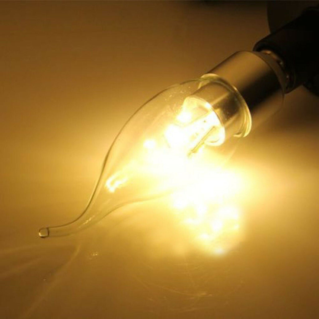 Retro Edison C35 Candle Bulb: 60W E14 Dimmable Warm White Filament Lamp