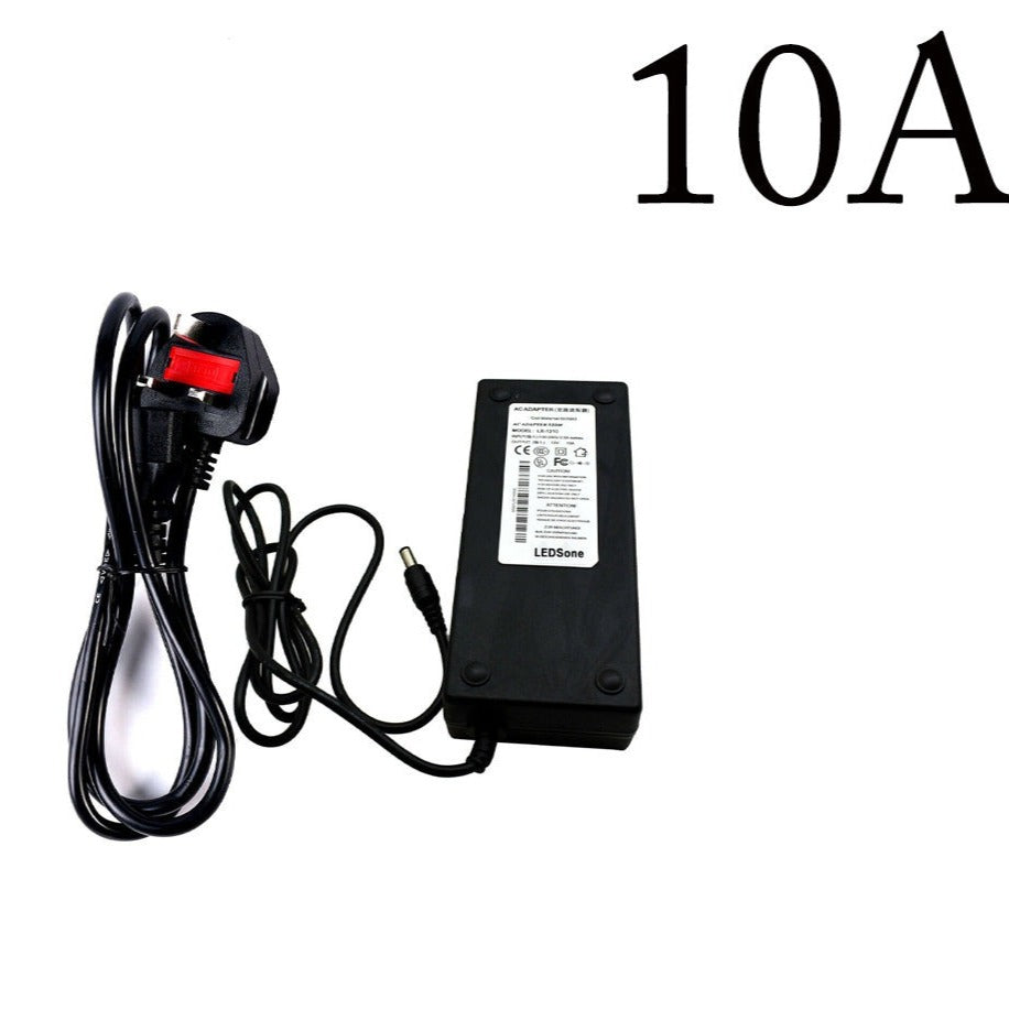 Universal AC to DC 12V UK Plug Power Adapter for LED Lights CCTV