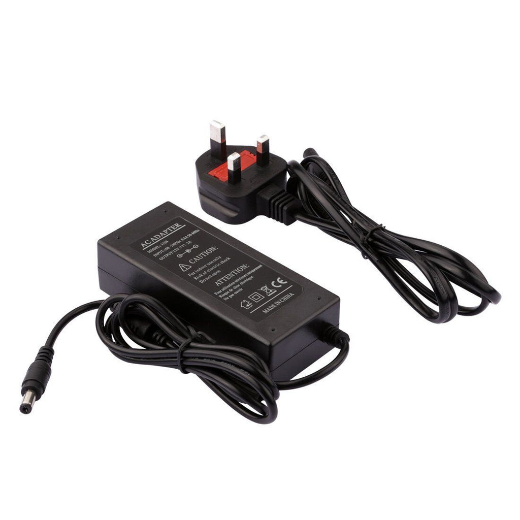 12V Power Adapter & Multi-Way Splitter Cable for CCTV, LED Strips