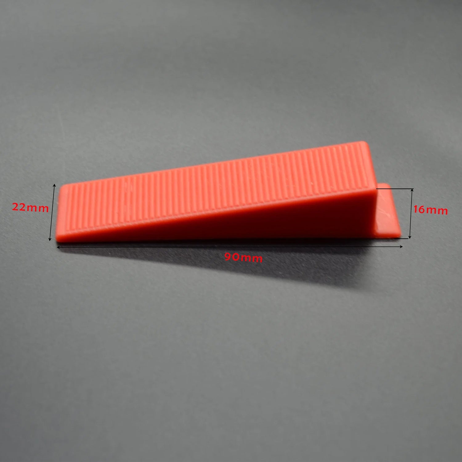100 Reusable Tile Leveling Wedges Spacers for Flawless Floor & Wall Tiling