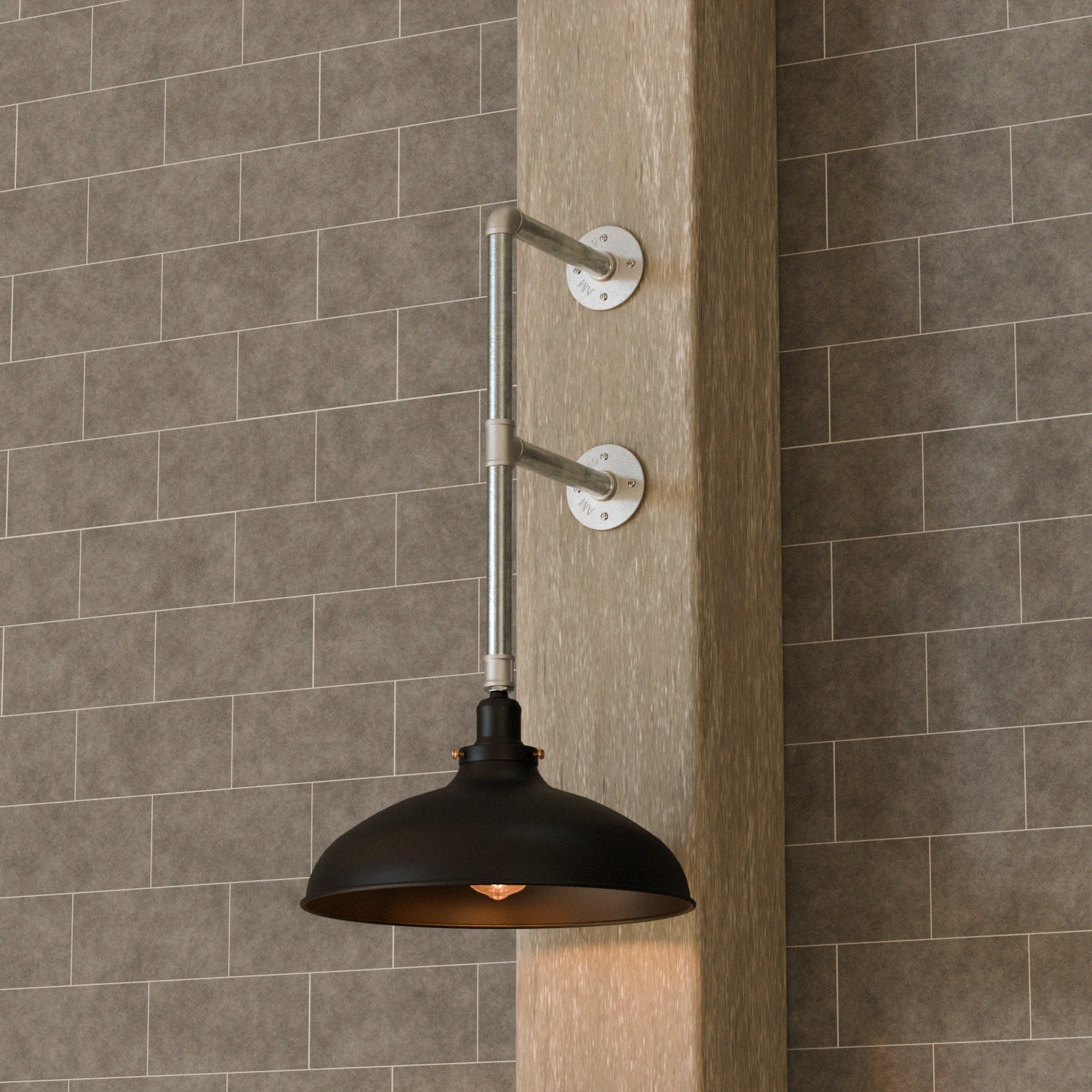 Industrial pipe floor pipe lamp conduit wall light ~ 6143