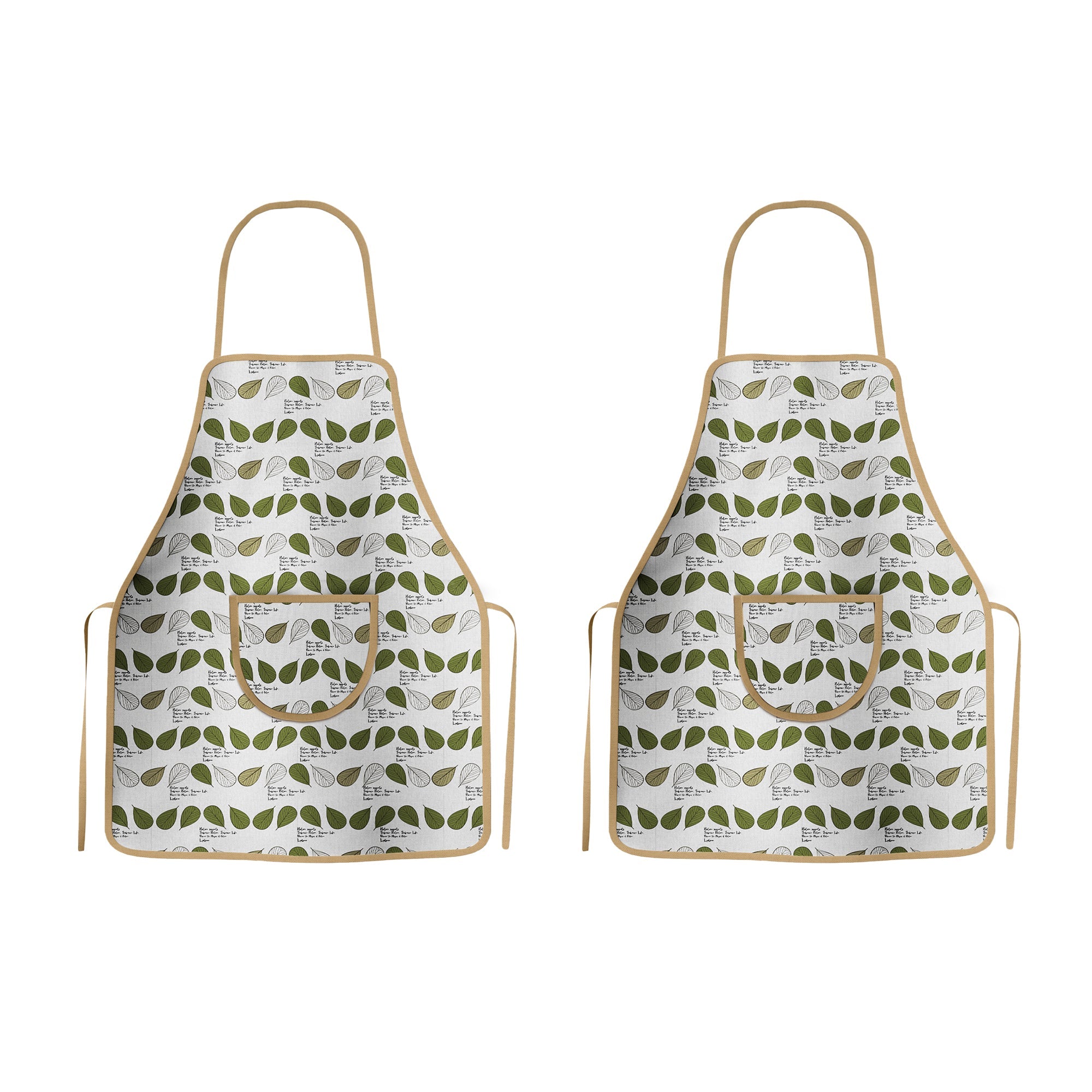 Premium Cotton Chef Apron Set with Oven Mitt and Pot Holder for Cooking