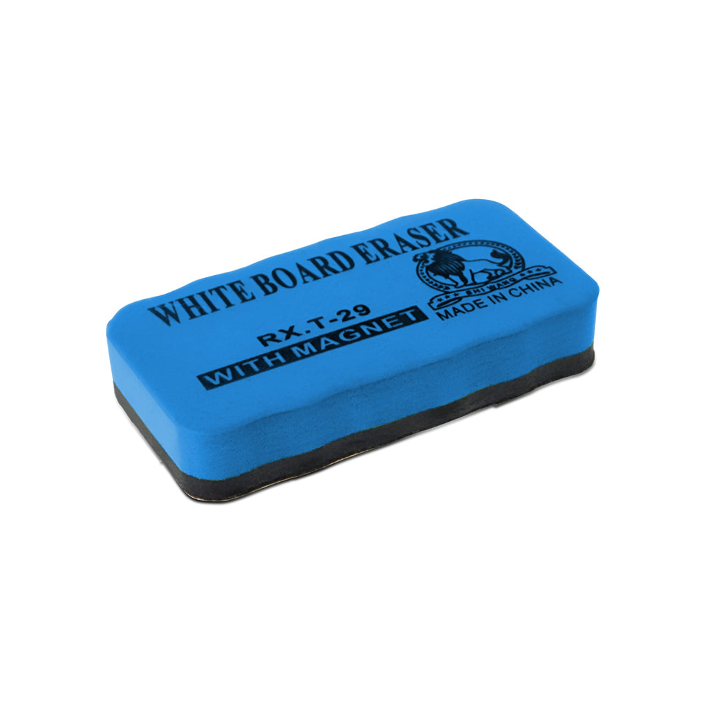 Magnetic Whiteboard Dry Eraser with Thick Felt Pad for Clean Writing Surfaces
