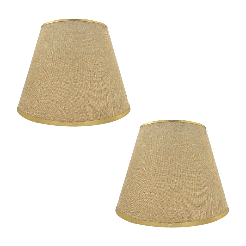 Modern Linen Coolie Ceiling Lampshade for Bedroom & Office - Stylish Lighting