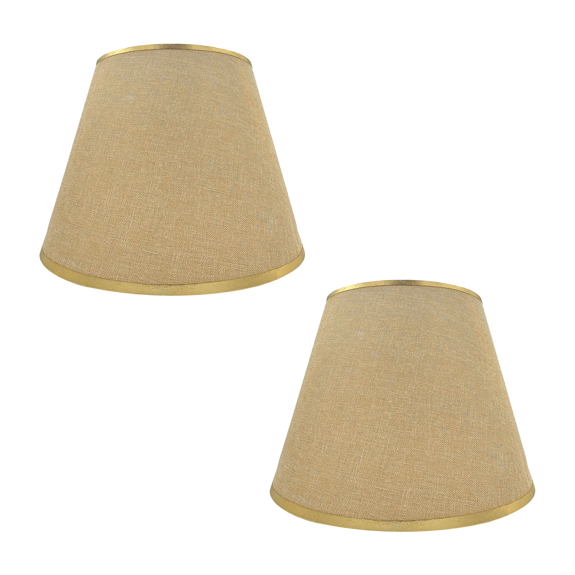 Modern Linen Coolie Ceiling Lampshade for Bedroom & Office - Stylish Lighting