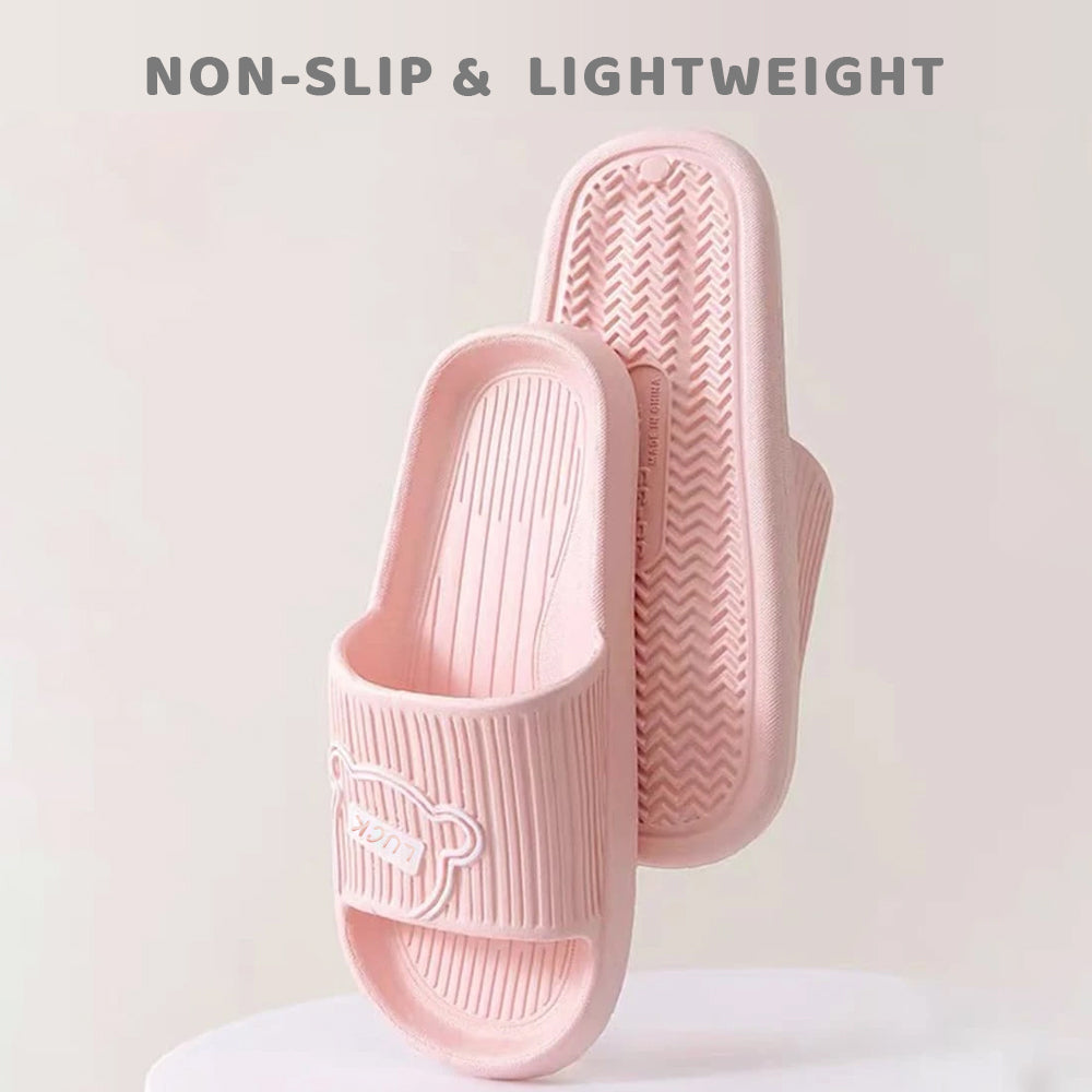 Comfortable Non-Slip EVA Cloud Slides for Bathroom & Home