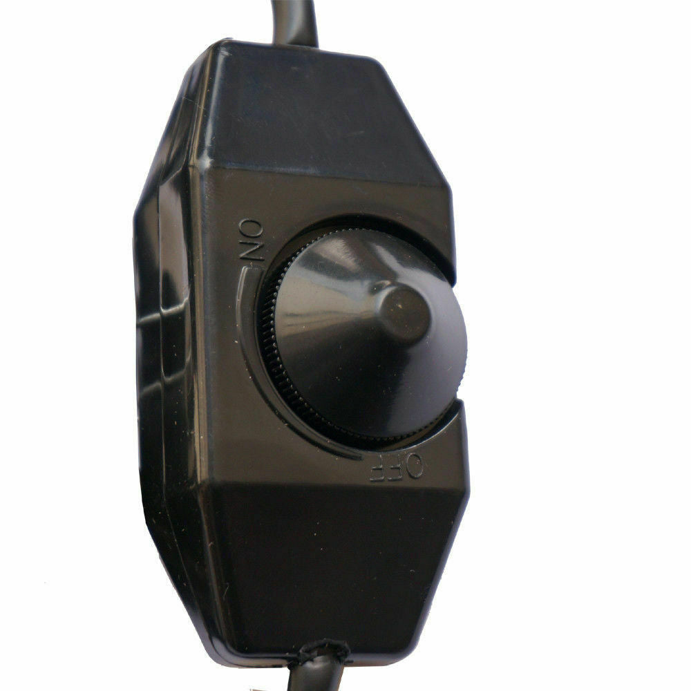 4m Fabric Flex Plug-In Pendant Lamp E27 Bulb Holder Dimmer Switch