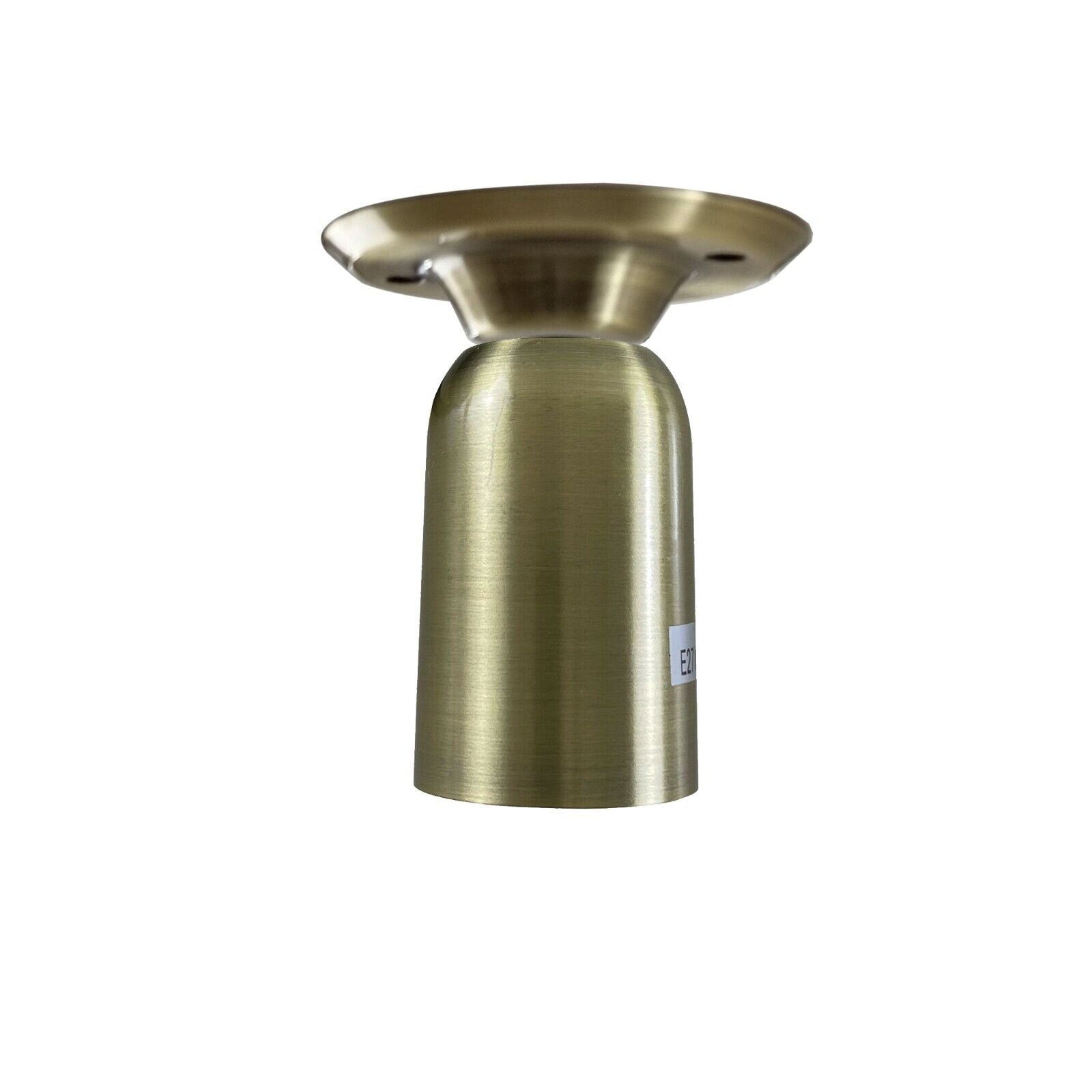 Elegant Green Brass Semi-Flush Ceiling Light Fixture E27 Holder