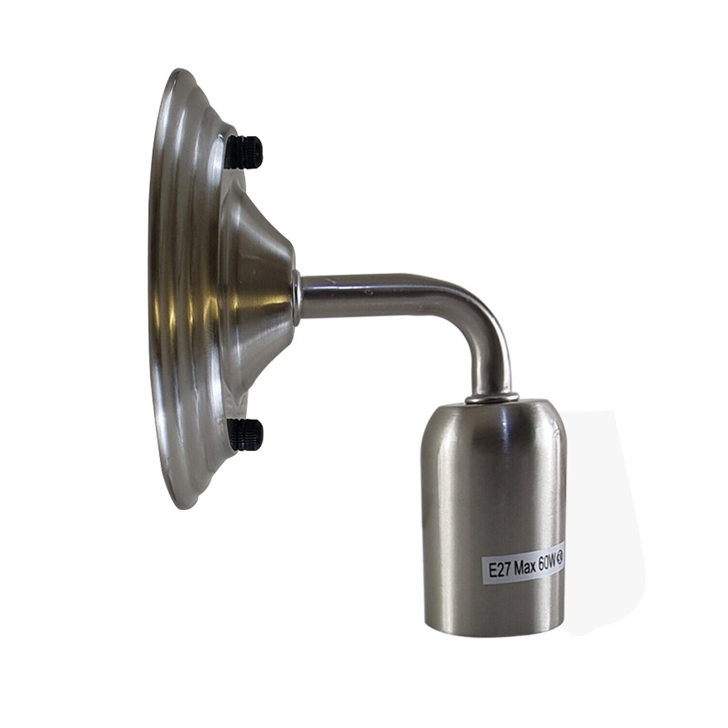Elegant Industrial Vintage Retro Satin Nickel Wall Sconce Light Lamp