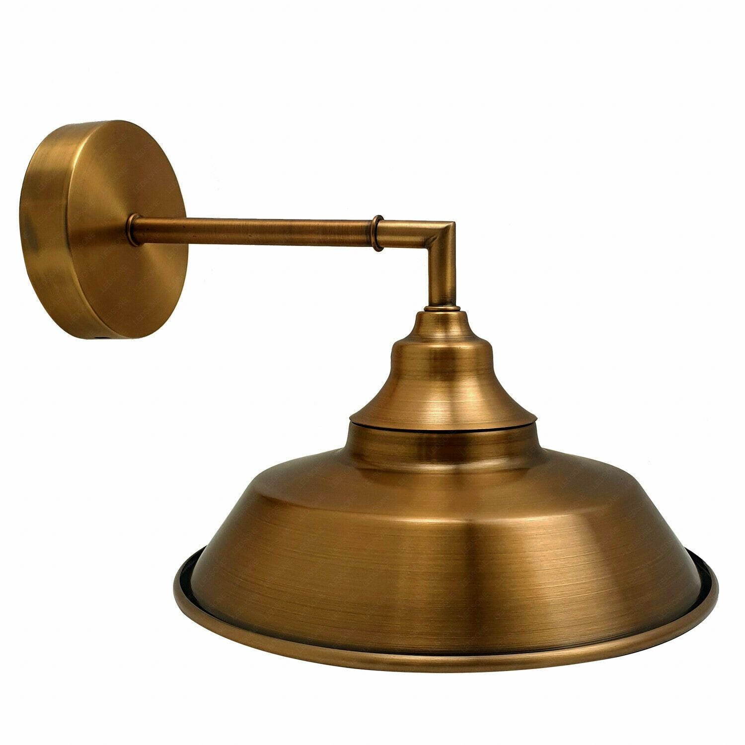 Elegant Vintage Industrial Metal Wall Sconce Lamp with E27 Edison Bulb